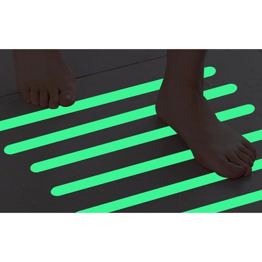 Glow in the Dark Anti-Slip Shower Stickers, 12 Pack by HitMyNeed