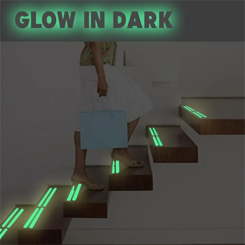 Glow in the Dark Anti-Slip Shower Stickers, 12 Pack by HitMyNeed