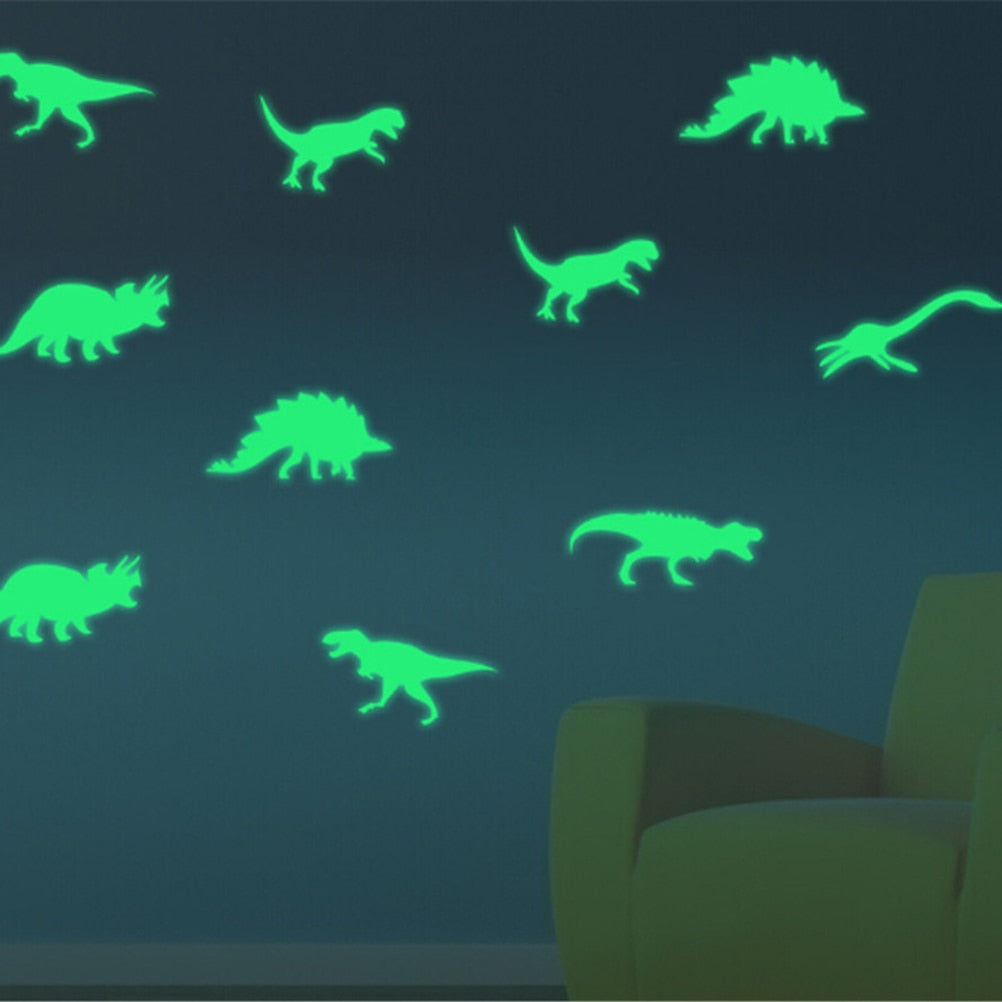 Glow in the Dark Dinosaur Wall Stickers Set by HitMyNeed