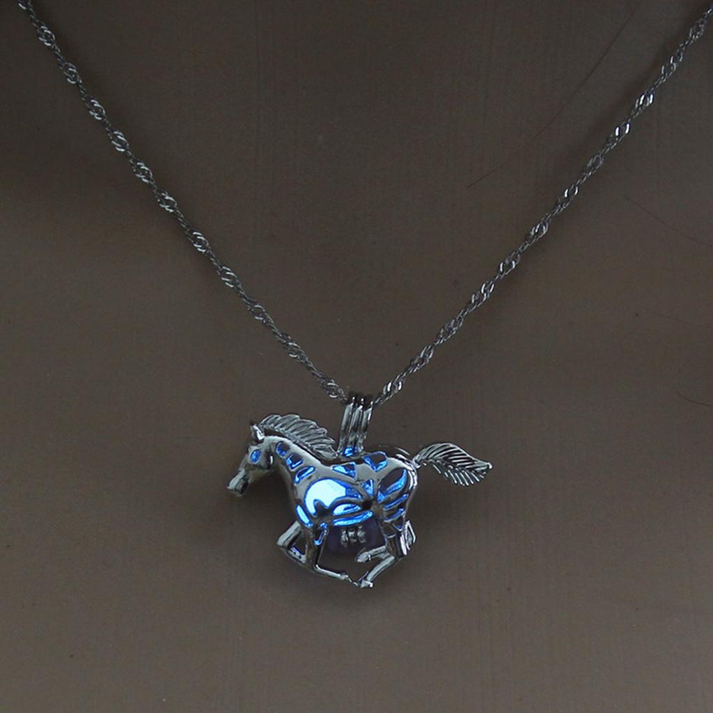 Glow in the Dark Luminous Pendant Necklace by HitMyNeed