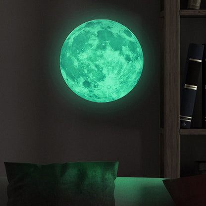 Glow in the Dark Moon Wall Decal 29cm by HitMyNeed