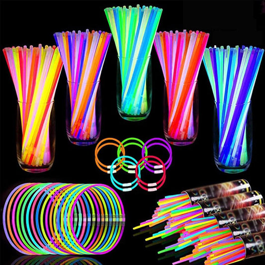 Glow in the Dark Party Sticks with Connectors 20pcs by HitMyNeed