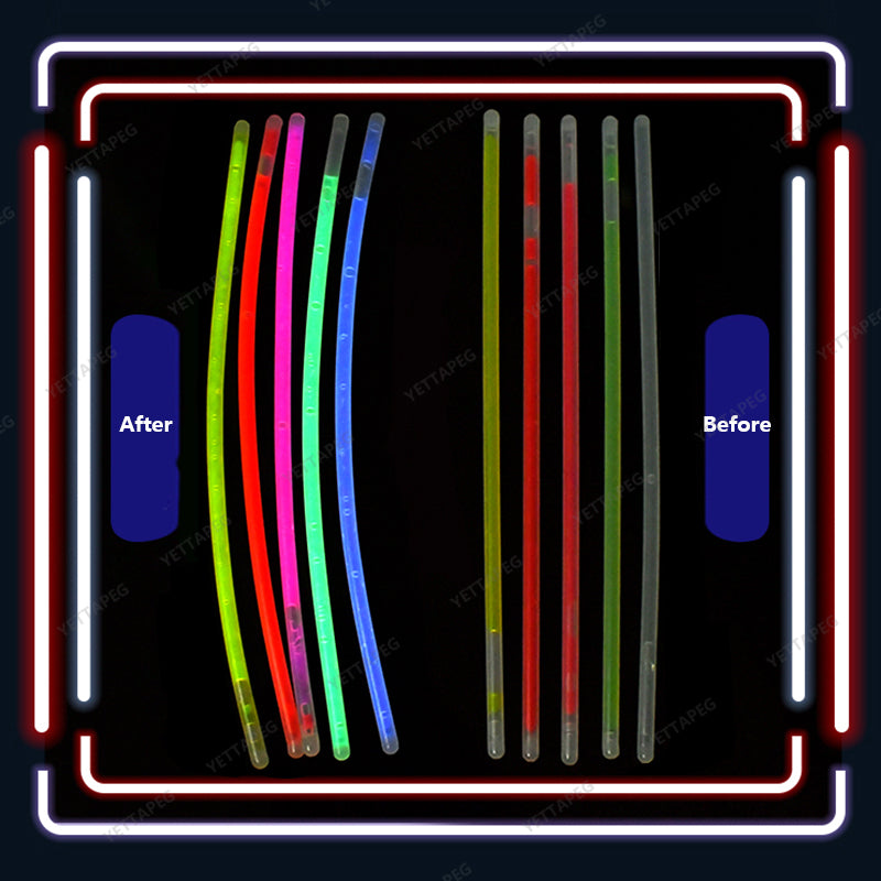 Glow in the Dark Party Sticks with Connectors by HitMyNeed