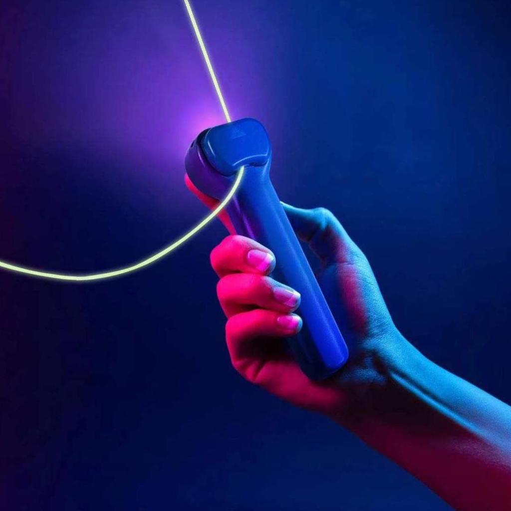 Glow in the Dark String Rope Launcher Toy for Kids by HitMyNeed