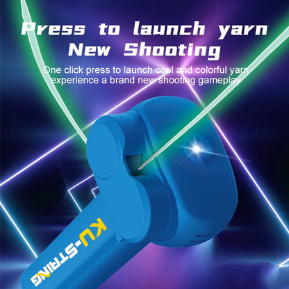 Glow in the Dark String Rope Launcher Toy for Kids by HitMyNeed