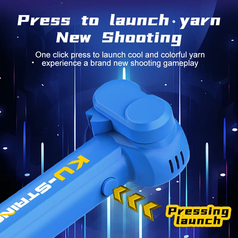 Glow in the Dark String Rope Launcher Toy for Kids by HitMyNeed