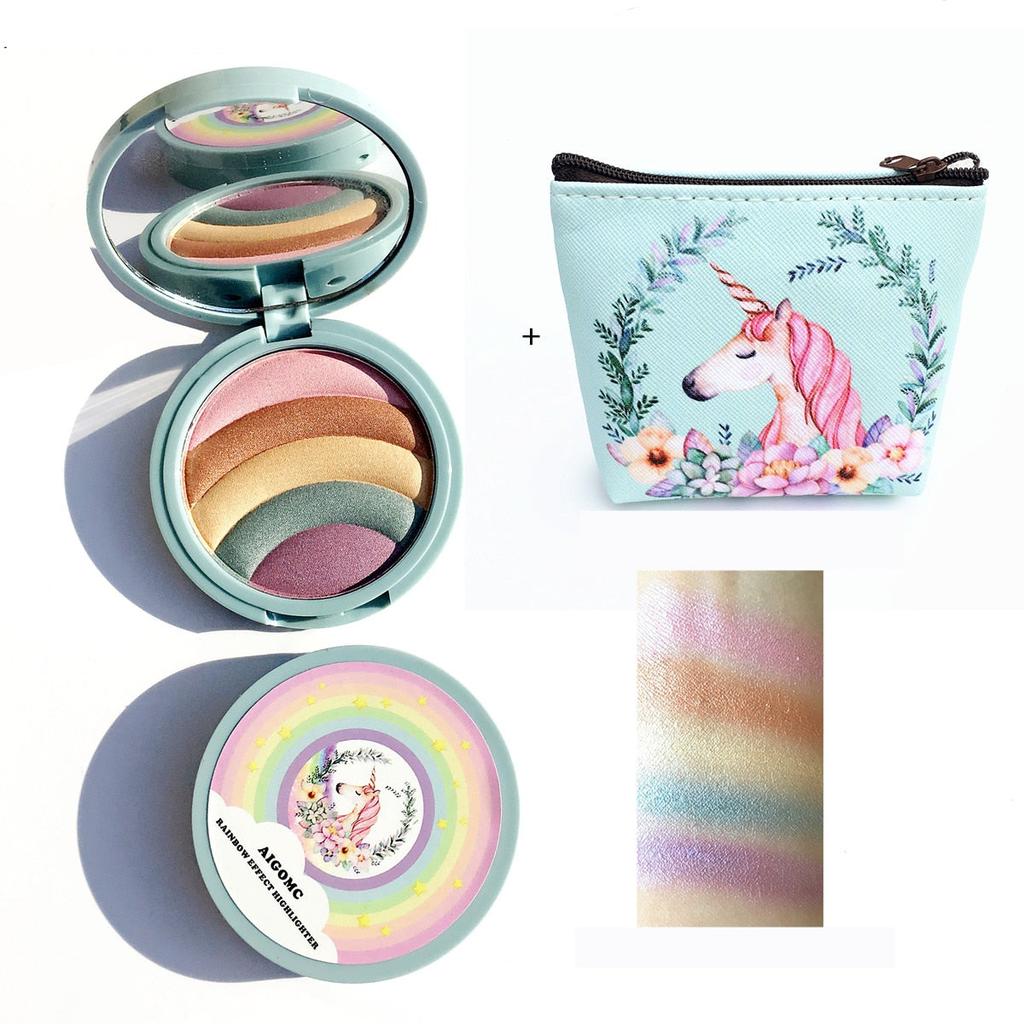 Glow Kit Rainbow Face Highlighter with Purse by HitMyNeed