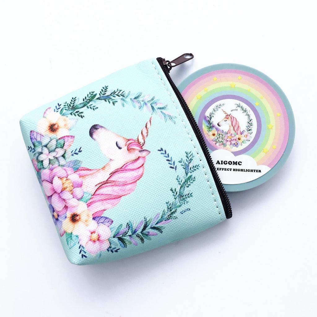 Glow Kit Rainbow Face Highlighter with Purse by HitMyNeed
