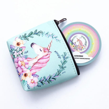 Glow Kit Rainbow Face Highlighter with Purse by HitMyNeed