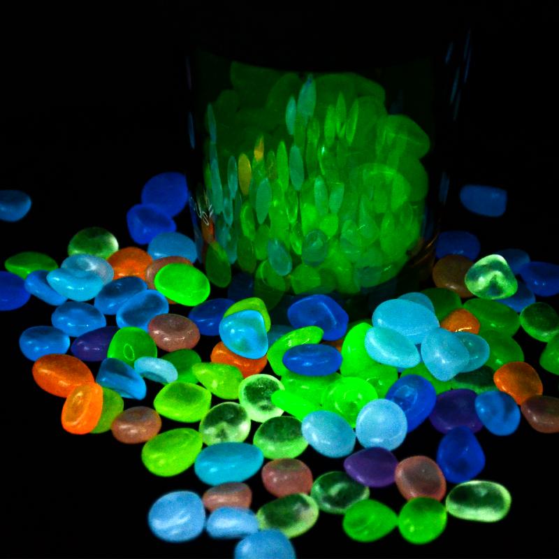 Glow Pebbles for Garden Pathways (100 pcs) by HitMyNeed