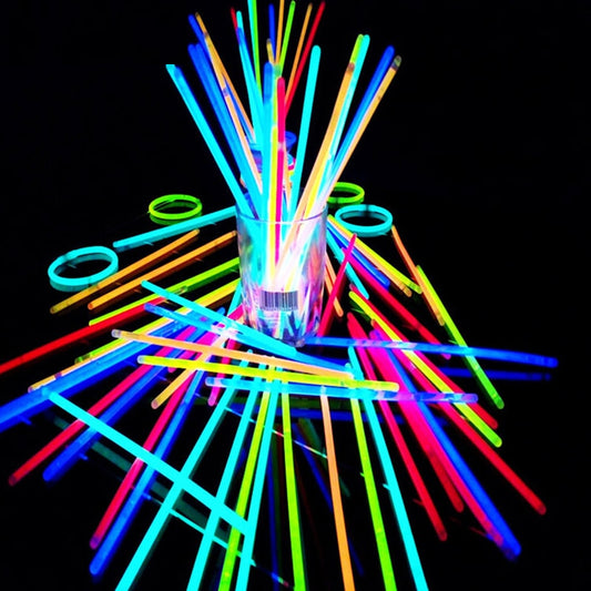 Glow Stick Neon Party Bracelets 100-Pack by HitMyNeed
