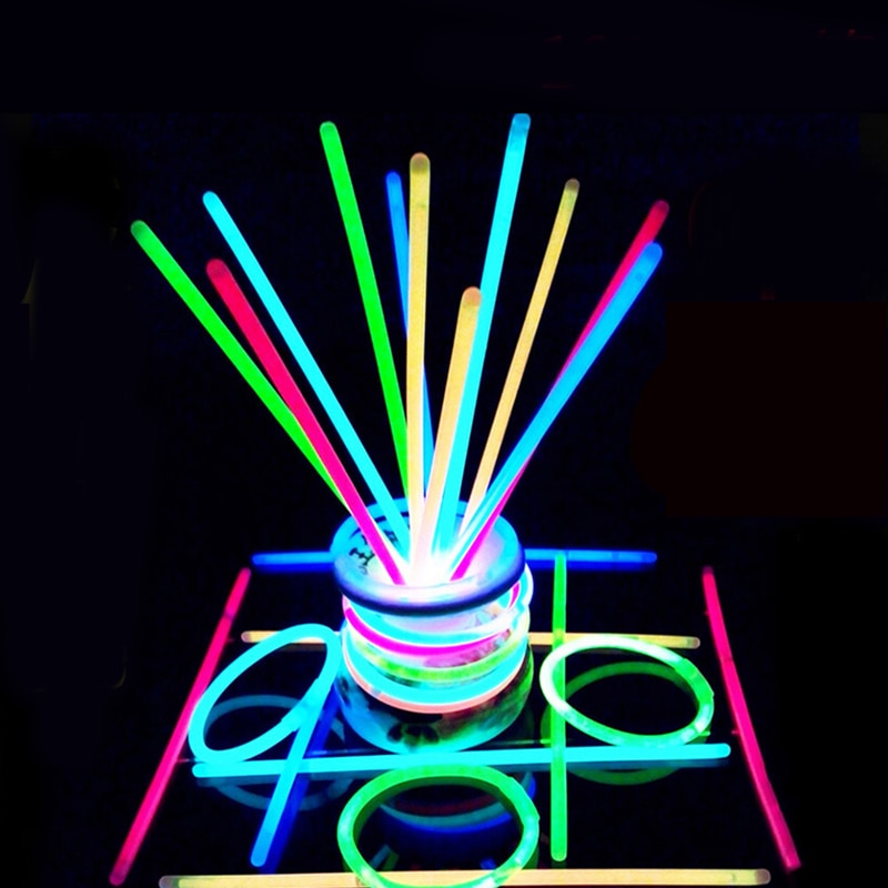 Glow Stick Neon Party Bracelets 100-Pack by HitMyNeed