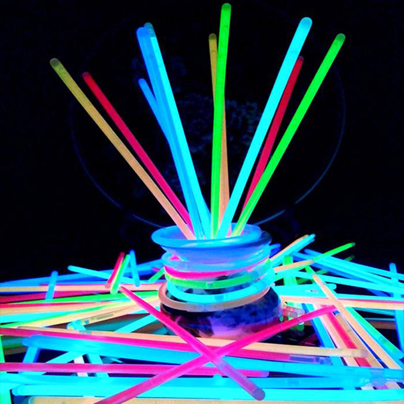 Glow Stick Neon Party Bracelets 100-Pack by HitMyNeed