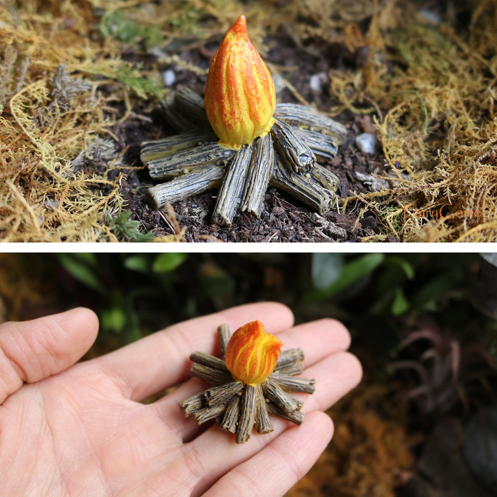 Gnome Fairy Garden Miniature Figurines Set (4 pcs) by HitMyNeed