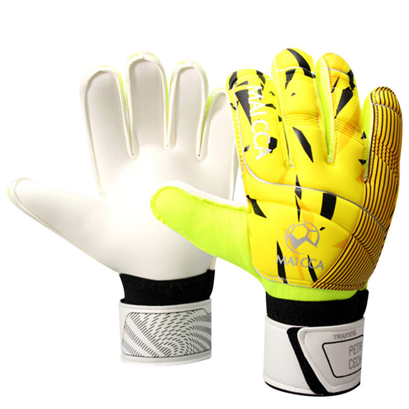 Goalkeeper Gloves with Finger Protection by HitMyNeed