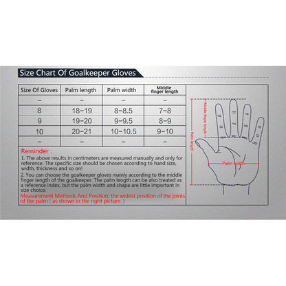 Goalkeeper Gloves with Finger Protection by HitMyNeed