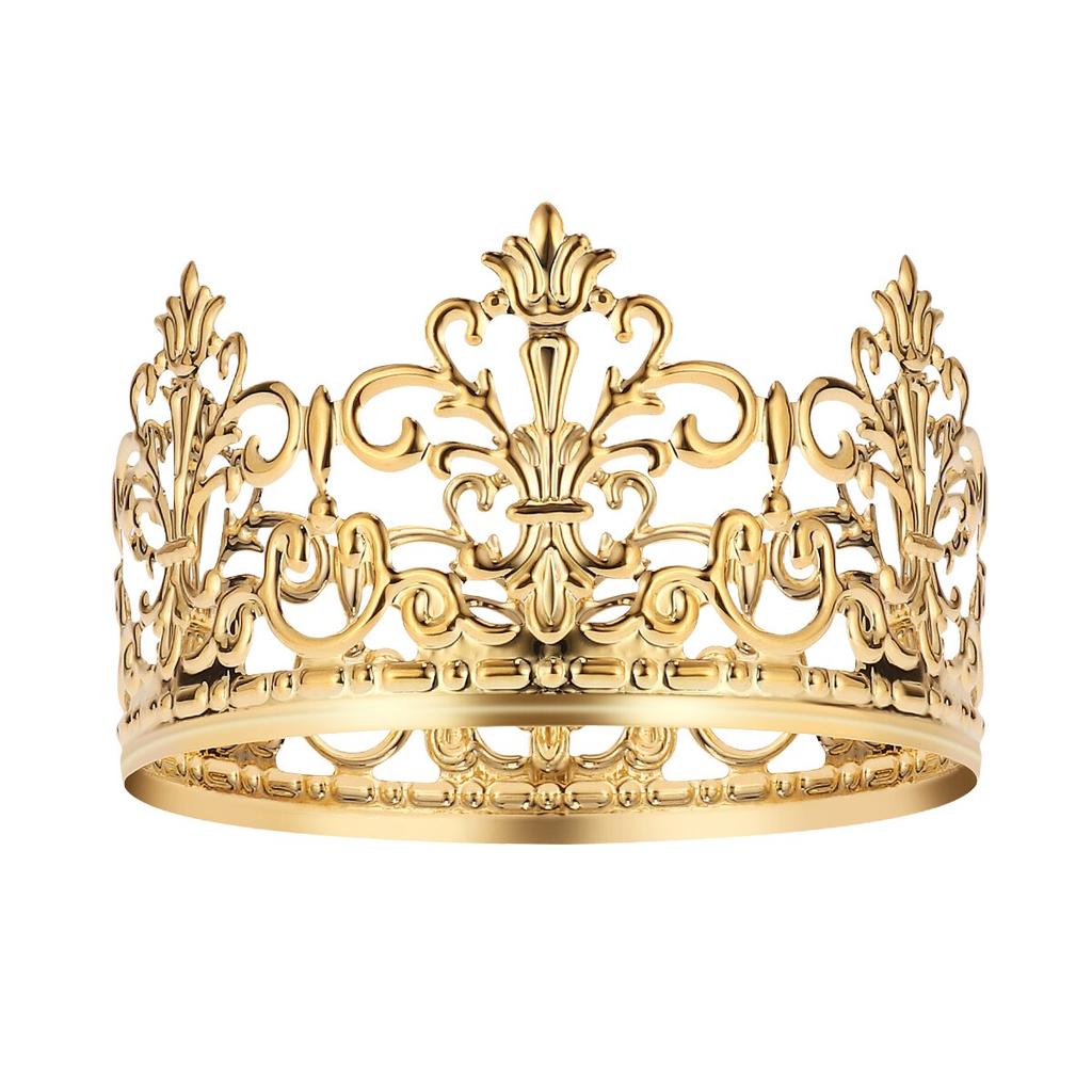 Gold Crown Cake Topper Tiara for Princess Cakes by HitMyNeed