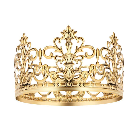 Gold Crown Cake Topper Tiara for Princess Cakes by HitMyNeed