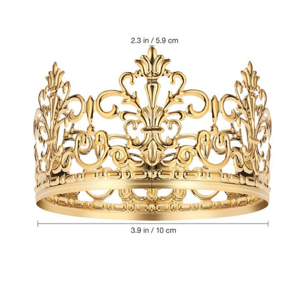 Gold Crown Cake Topper Tiara for Princess Cakes by HitMyNeed