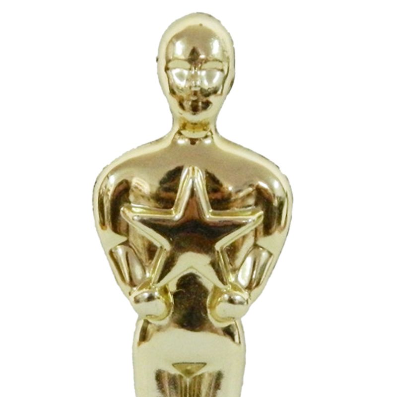 Gold Fake Oscar Trophies Set of 12 - 15.5cm Awards by HitMyNeed