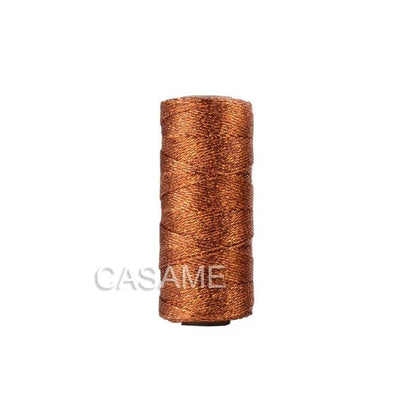 Gold & Silver Metallic Cord String 100m b-coppery by HitMyNeed
