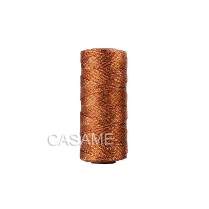 Gold & Silver Metallic Cord String 100m b-coppery by HitMyNeed