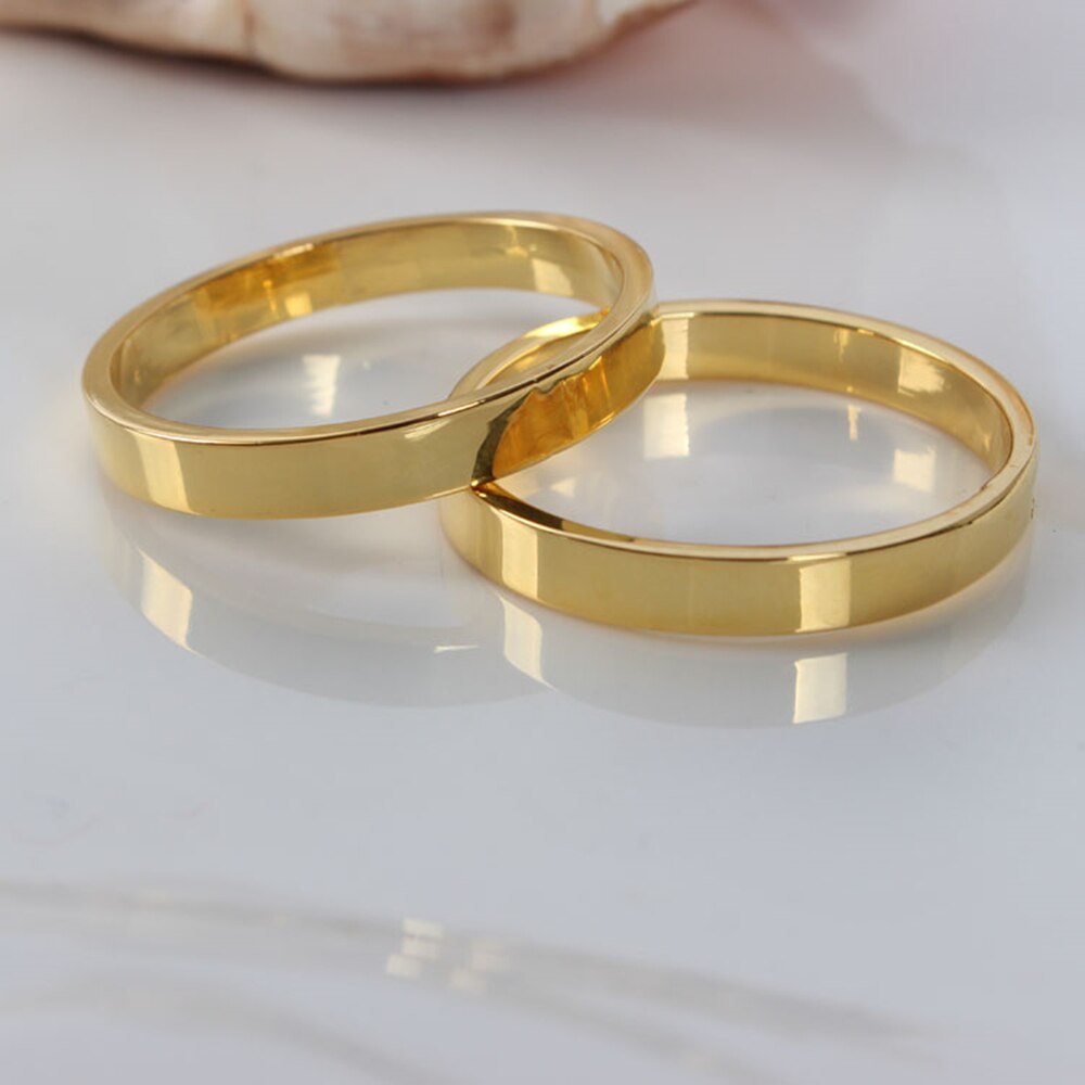 Gold Stainless Steel Napkin Rings Set of 12 by HitMyNeed
