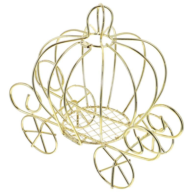 Golden Metal Pumpkin Carriage Table Centerpiece by HitMyNeed