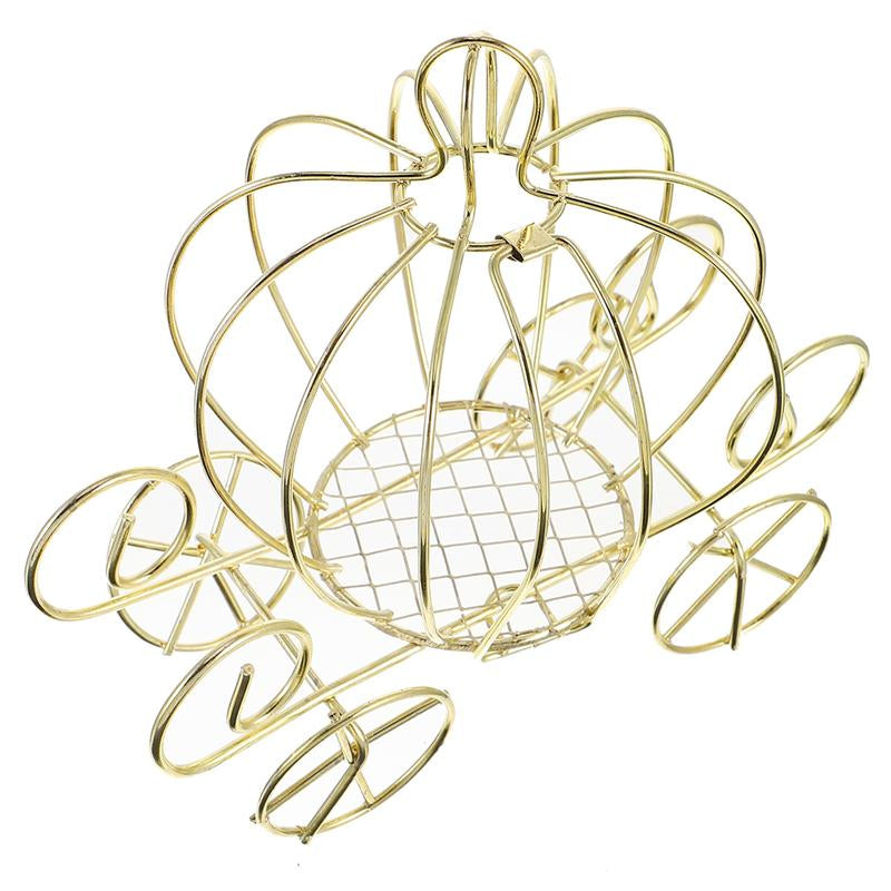 Golden Metal Pumpkin Carriage Table Centerpiece by HitMyNeed