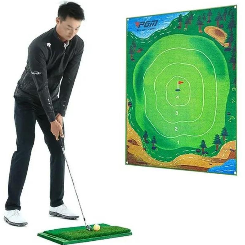 Golf Chipping Practice Pad & Sticky Dart Target Blanket by HitMyNeed