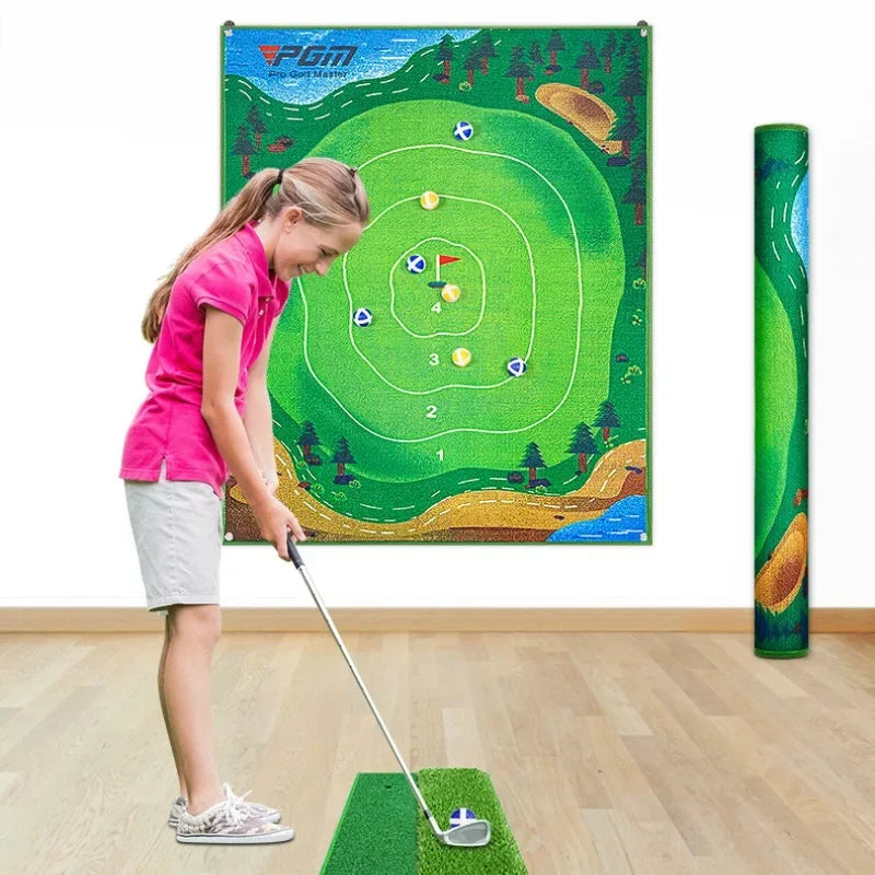 Golf Chipping Practice Pad & Sticky Dart Target Blanket by HitMyNeed