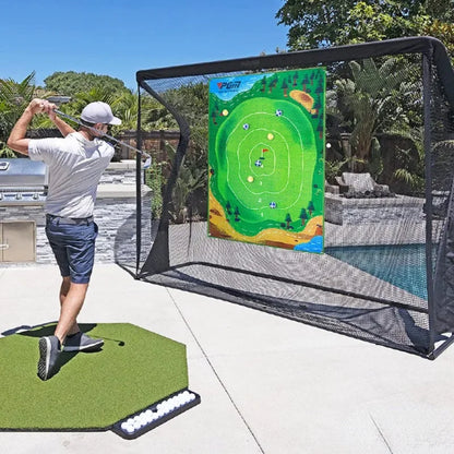Golf Chipping Practice Pad & Sticky Dart Target Blanket by HitMyNeed
