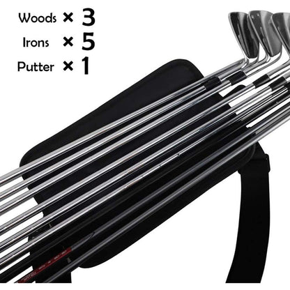 Golf Club Carrier Sling Bag for 3-6 Clubs by HitMyNeed