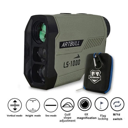 Golf Laser Rangefinder 1000M with Slope & Flag-Lock 1000m by HitMyNeed
