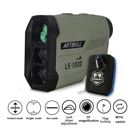 Golf Laser Rangefinder 1000M with Slope & Flag-Lock 1000m by HitMyNeed