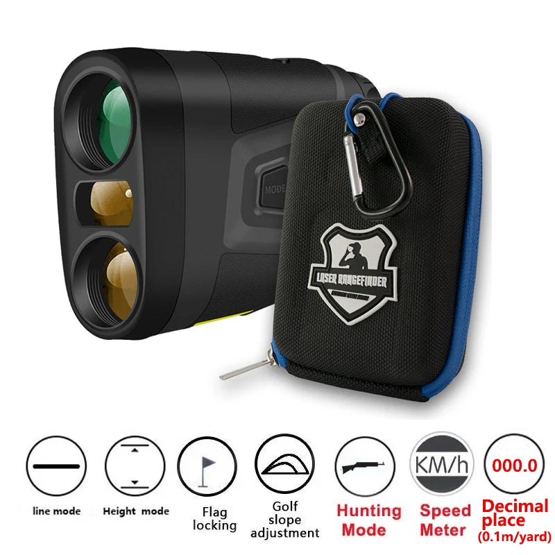 Golf Laser Rangefinder 1000M with Slope & Flag-Lock 1000m-10 by HitMyNeed