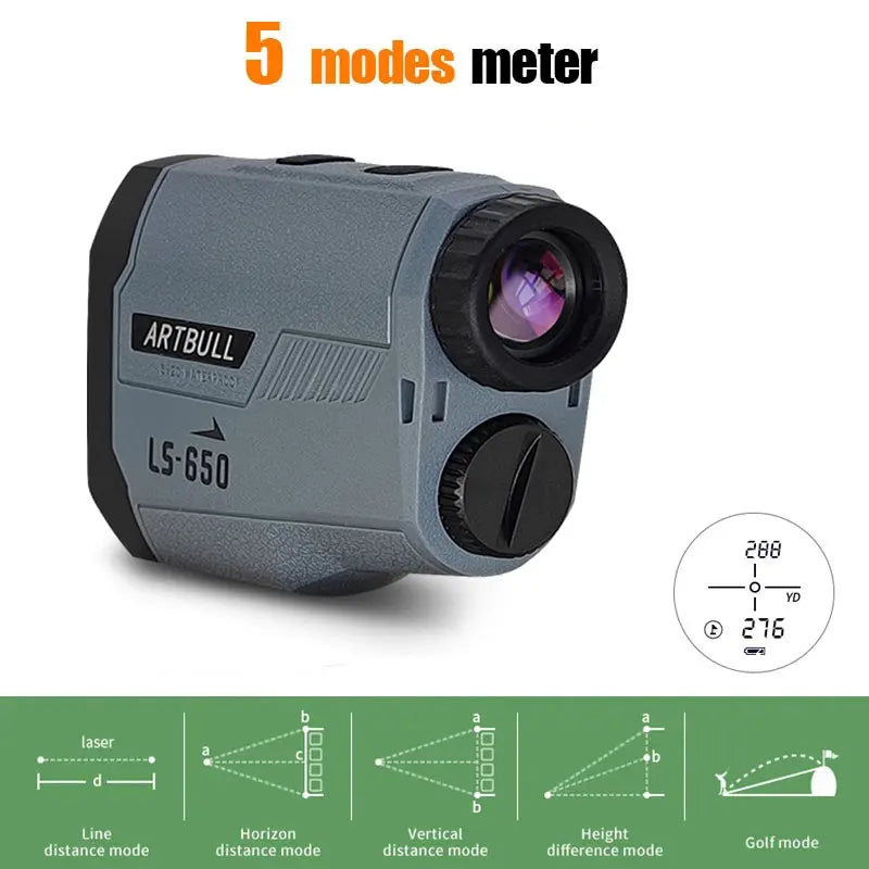 Golf Laser Rangefinder 1000M with Slope & Flag-Lock by HitMyNeed