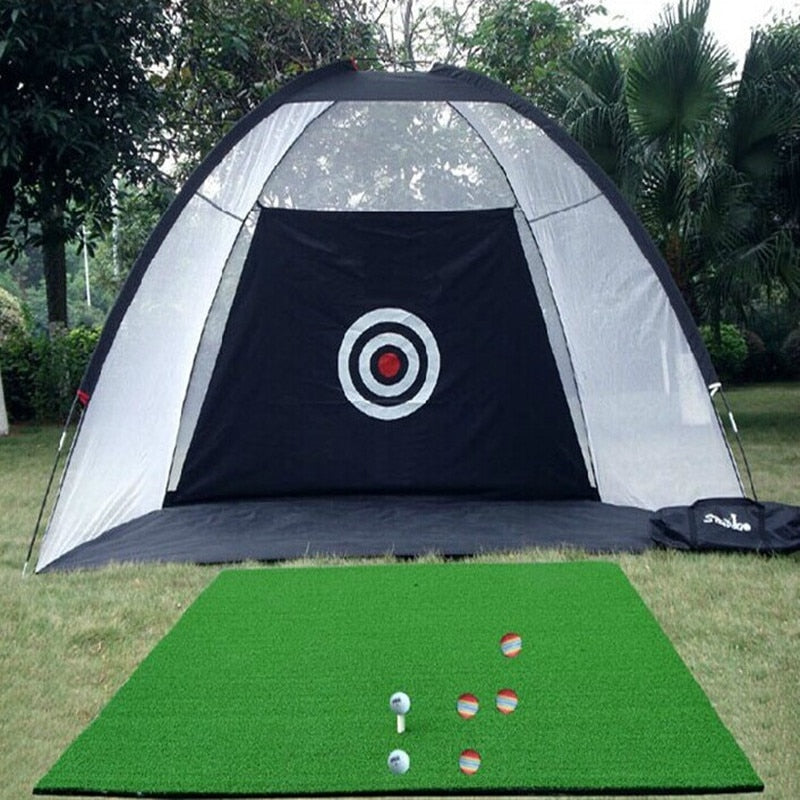 Golf Practice Net Hitting Trainer Tent by HitMyNeed