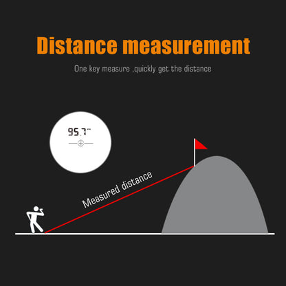 Golf Rangefinder Pocket Device 600m 6x Magnification by HitMyNeed