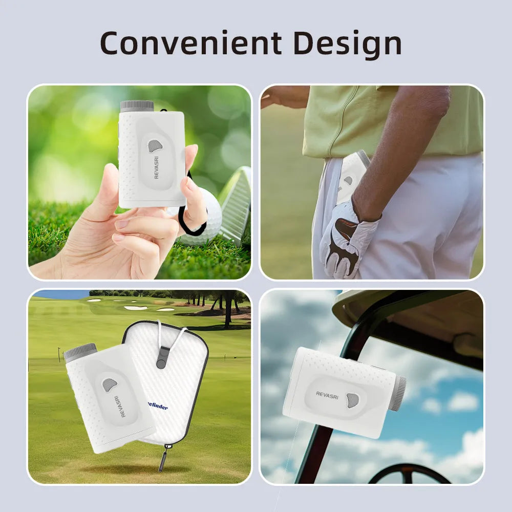 Golf Rangefinder with Slope, 1000 Yards, 6X Magnification by HitMyNeed