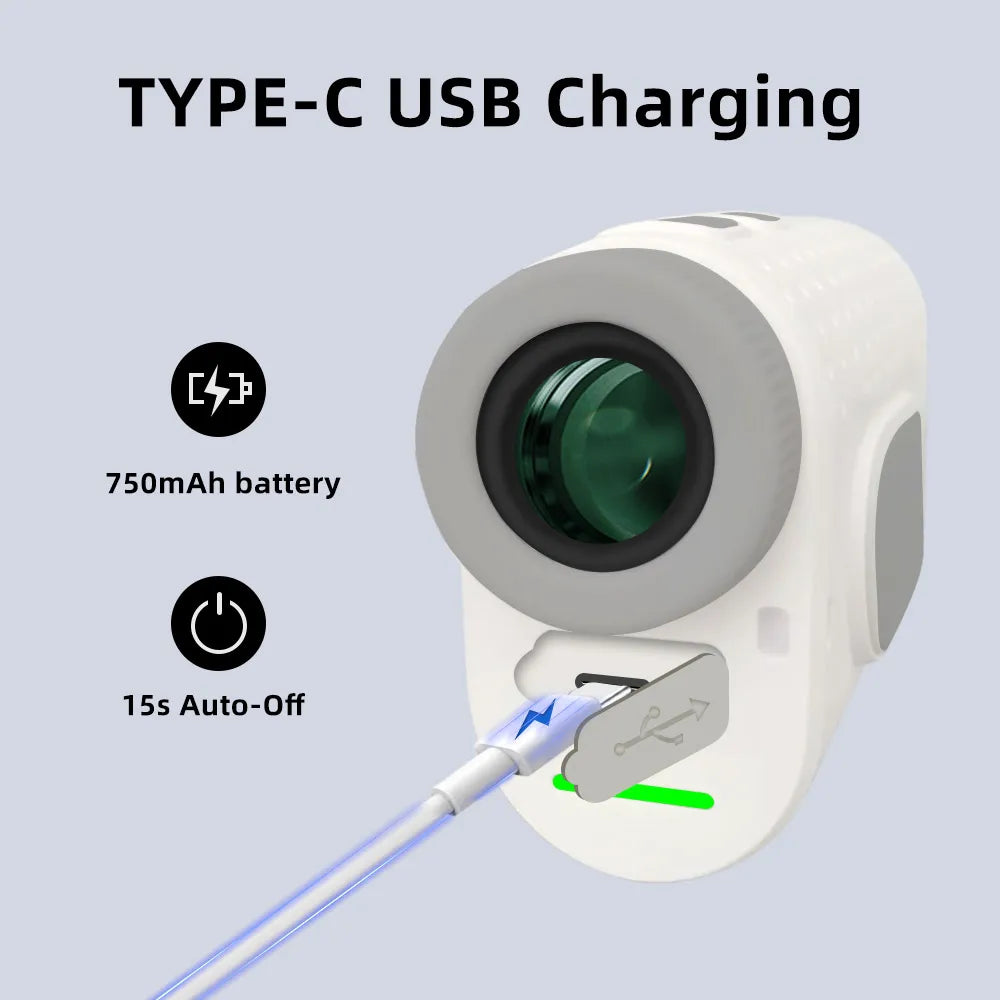 Golf Rangefinder with Slope, 1000 Yards, 6X Magnification by HitMyNeed