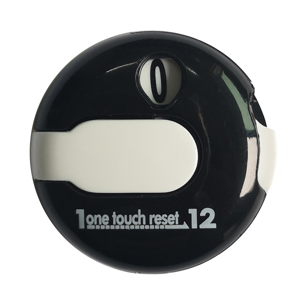 Golf Score Counter Strike Tracker Clip-On white-black by HitMyNeed