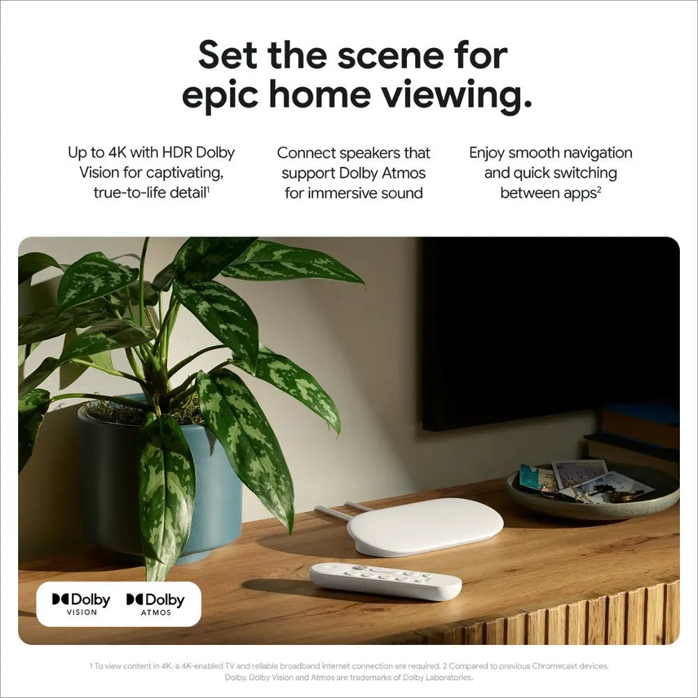 Google TV 4K Streamer Android 10 32GB Dolby Vision by HitMyNeed