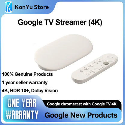 Google TV 4K Streamer Android 10 32GB Dolby Vision by HitMyNeed