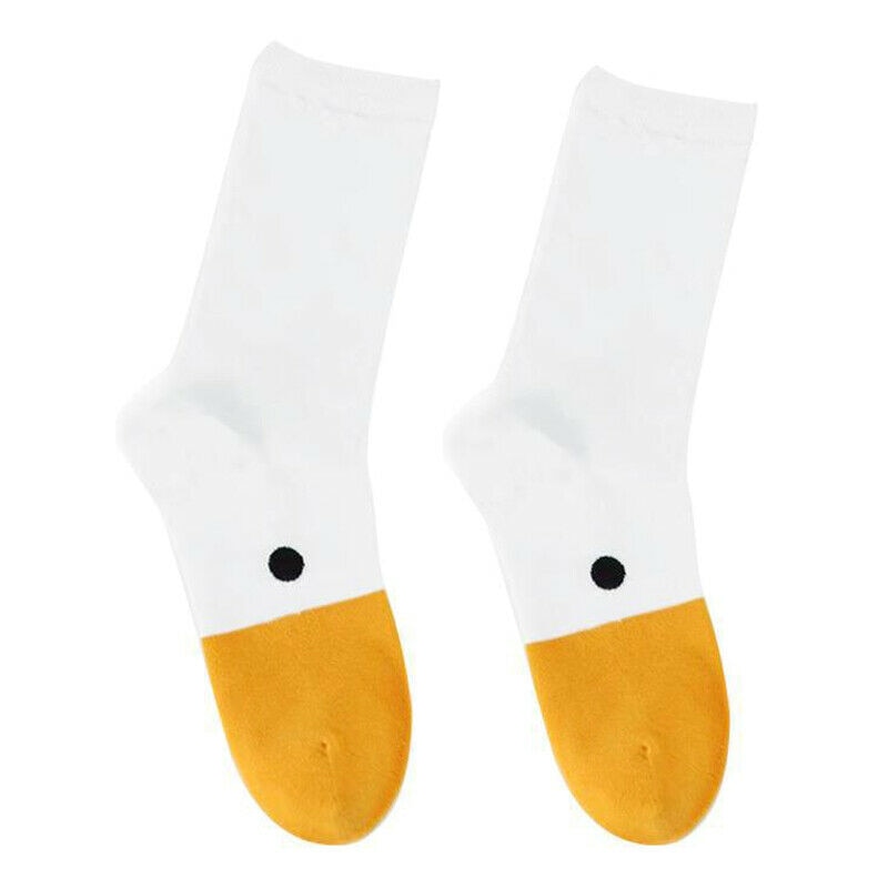 Goose Socks Soft Cotton Unisex Crew Socks by HitMyNeed