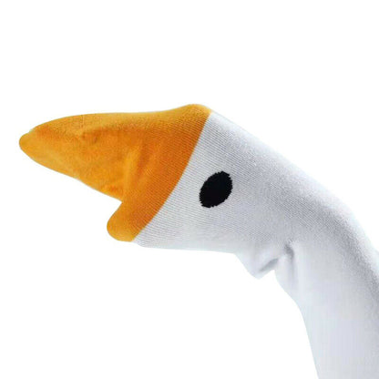 Goose Socks Soft Cotton Unisex Crew Socks by HitMyNeed
