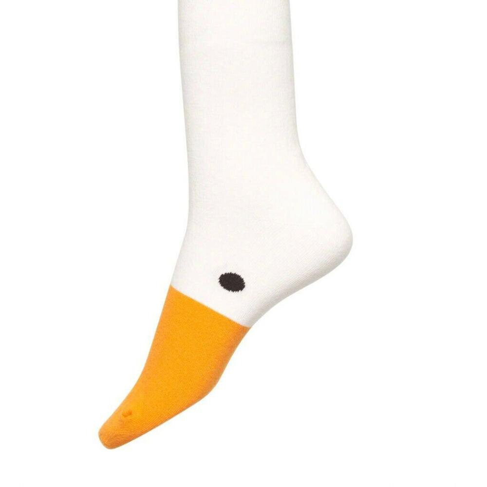 Goose Socks Soft Cotton Unisex Crew Socks by HitMyNeed