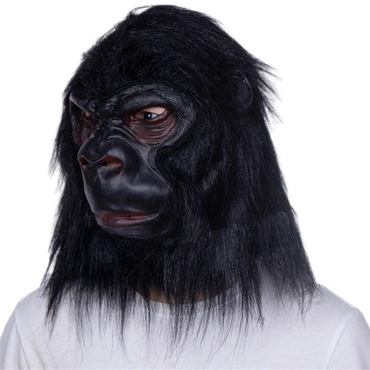 Gorilla Full Head Latex Mask with Realistic Hair by HitMyNeed