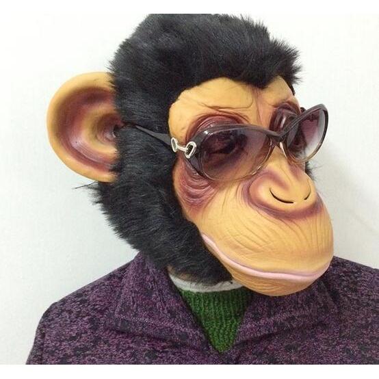 Gorilla Masquerade Latex Costume Mask by HitMyNeed