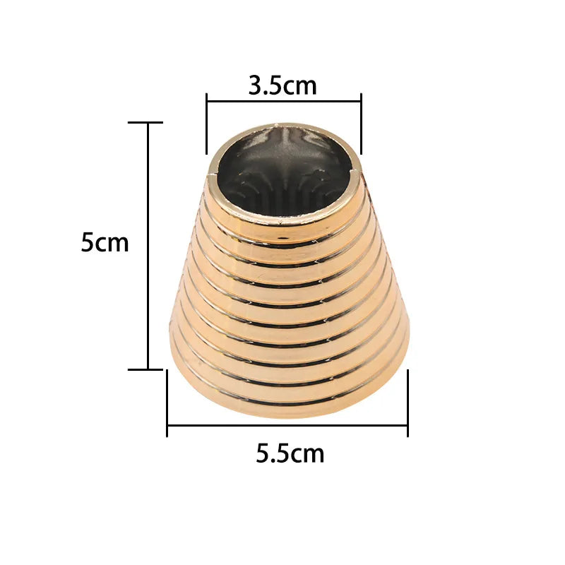 Goth Punk Geometric Metal Hair Ring Ponytail Cuff by HitMyNeed